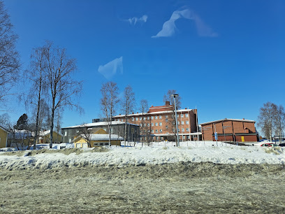 Hillatien koulu kaupungissa Kemijarvi